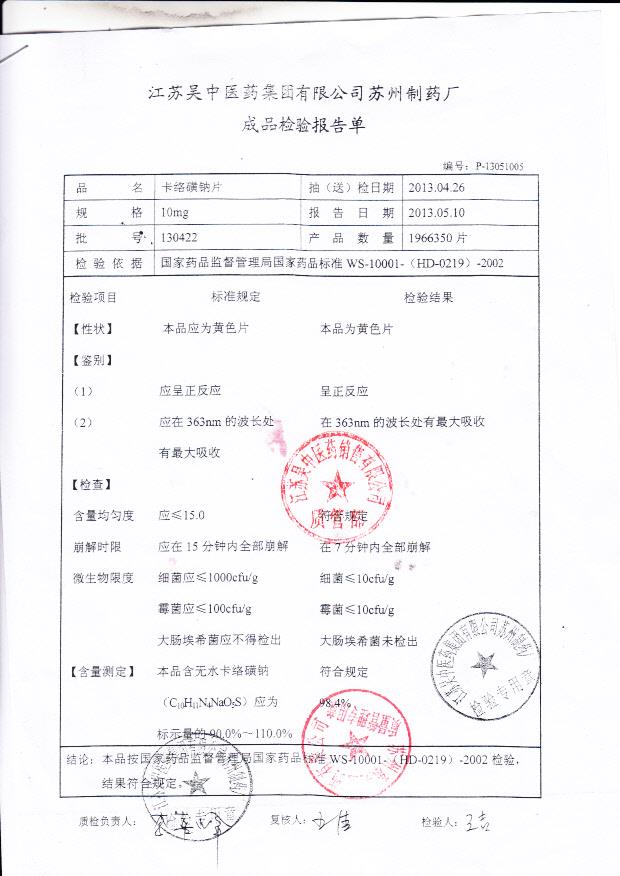 130422卡络磺钠片