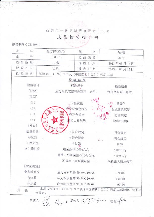 130510复方锌布颗粒