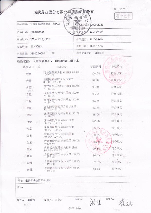 1409202144复方氨基酸注射液2