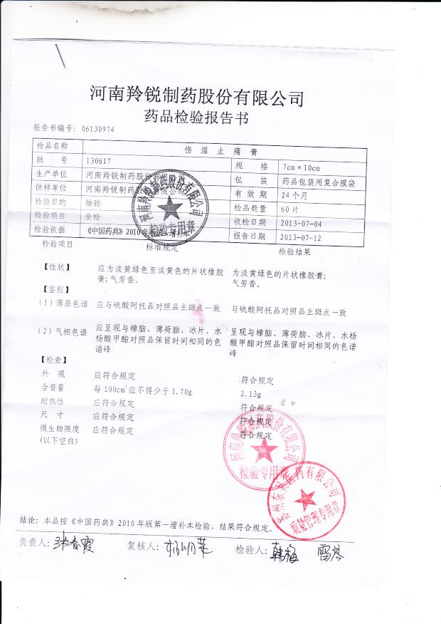 130617伤湿止痛膏