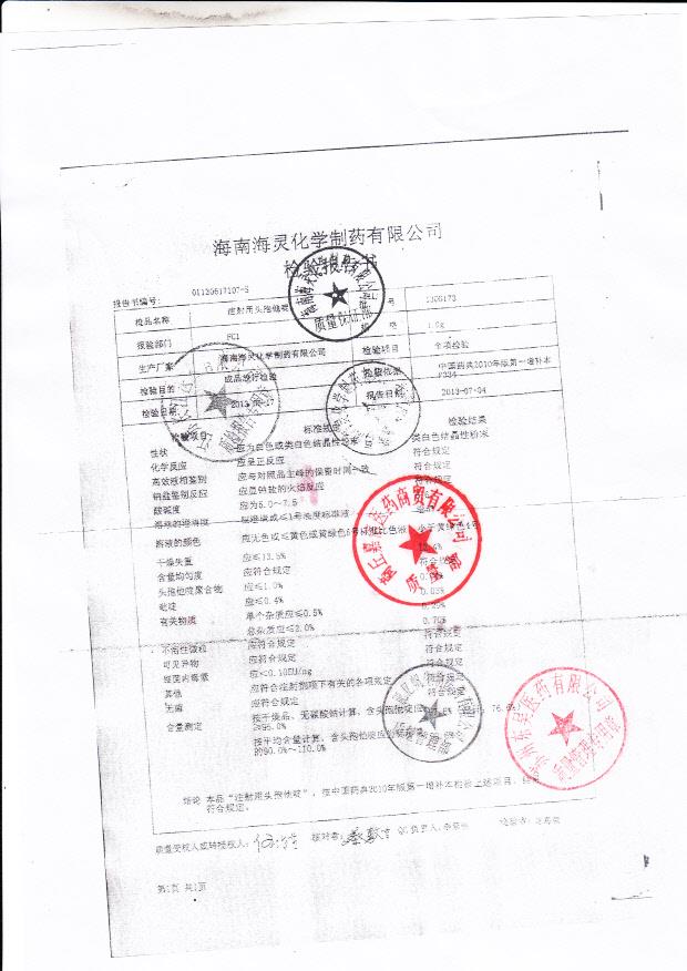 1306173注射用头孢他啶