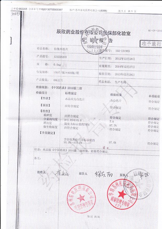 121228203倍他米松片