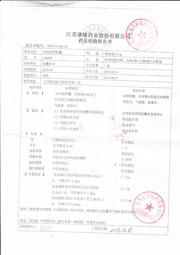 130605桂枝茯苓胶囊