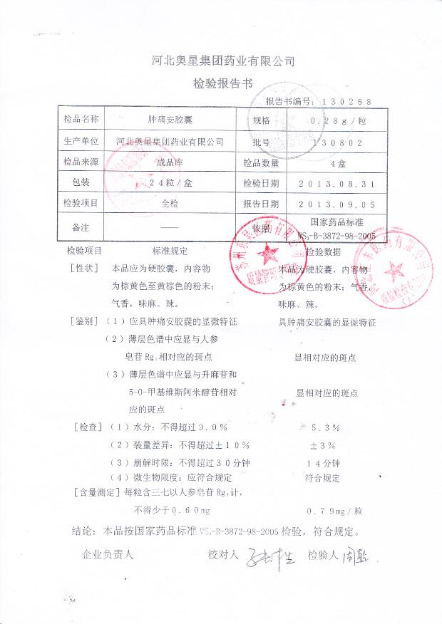 130802腰痛安胶囊