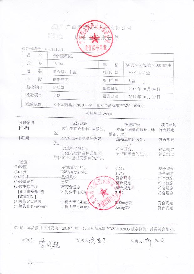 131001金刚藤颗粒