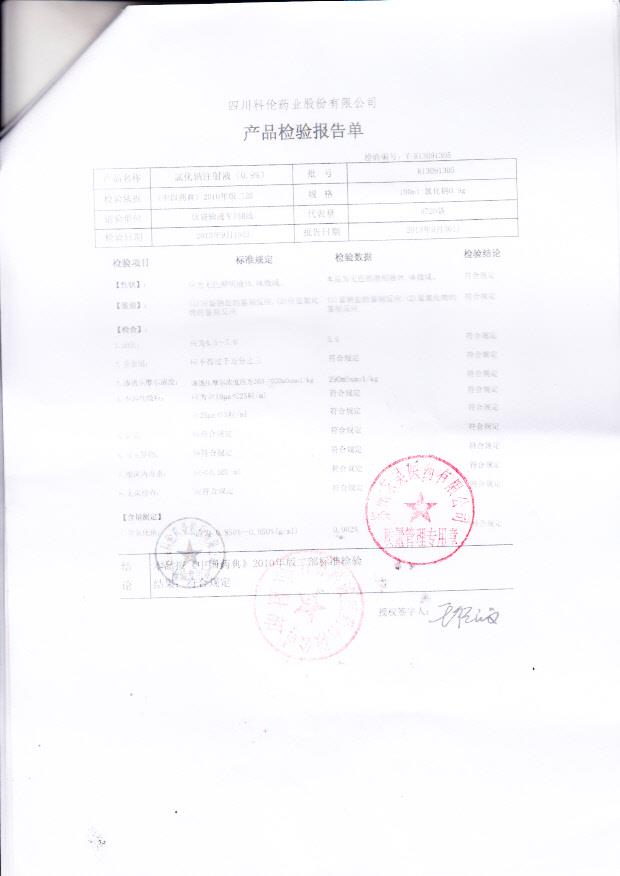 R13091305氯化钠注射液(0.9)