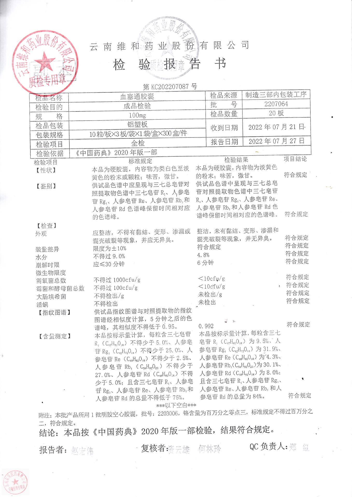 2207064血塞通胶囊1