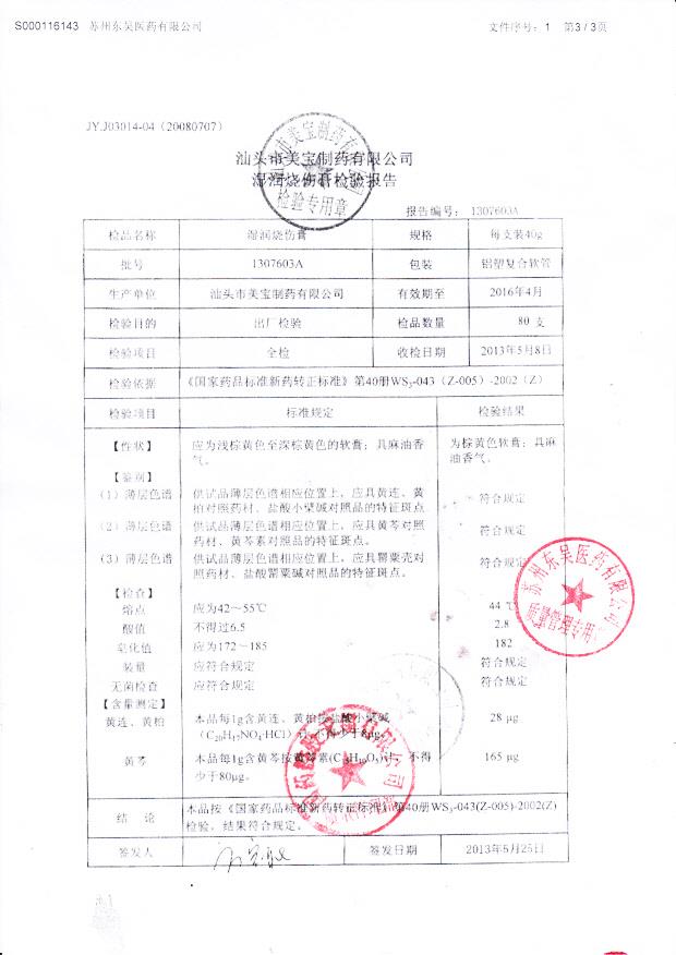 1307603A湿润烧伤膏