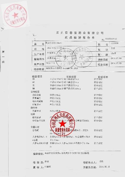 1407036参麦注射液1