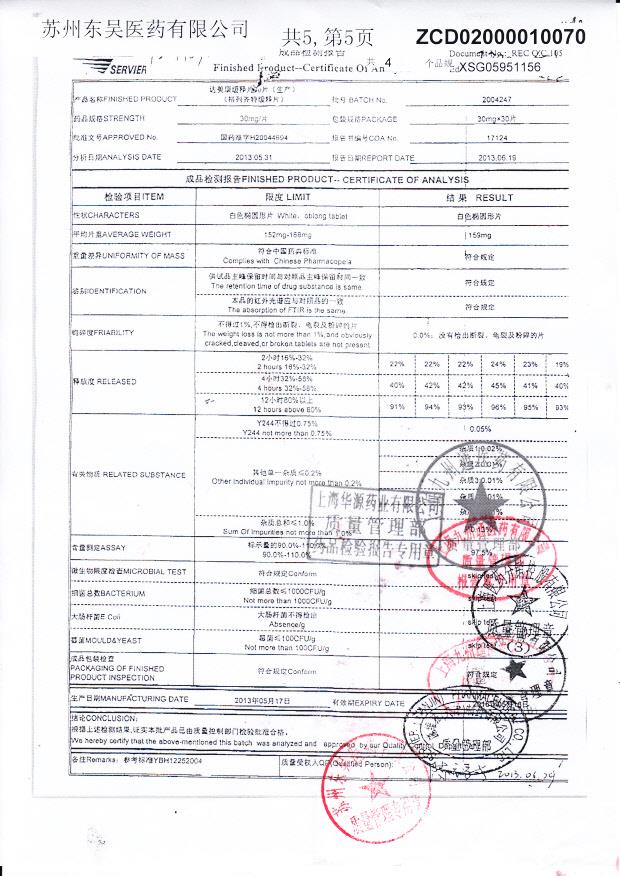 2004247格列齐特缓释片