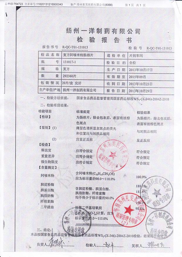 131017-1复方阿嗪米特肠溶片