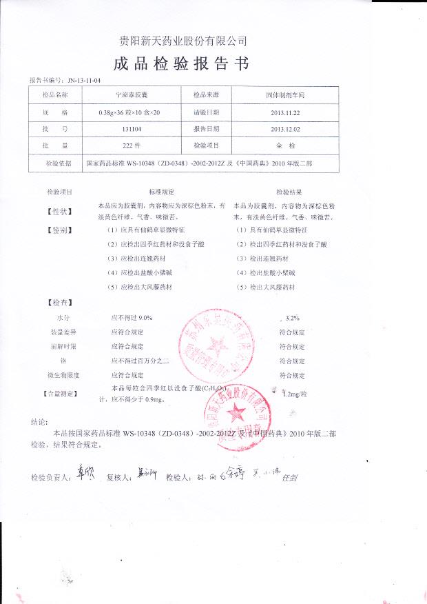 131104宁泌泰胶囊