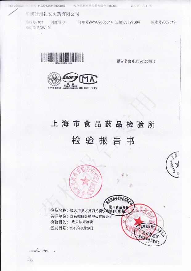 3984016吸入用复方异兵托溴铵溶液1