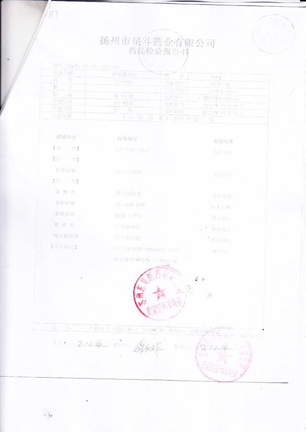 13110401碳酸氢钠片