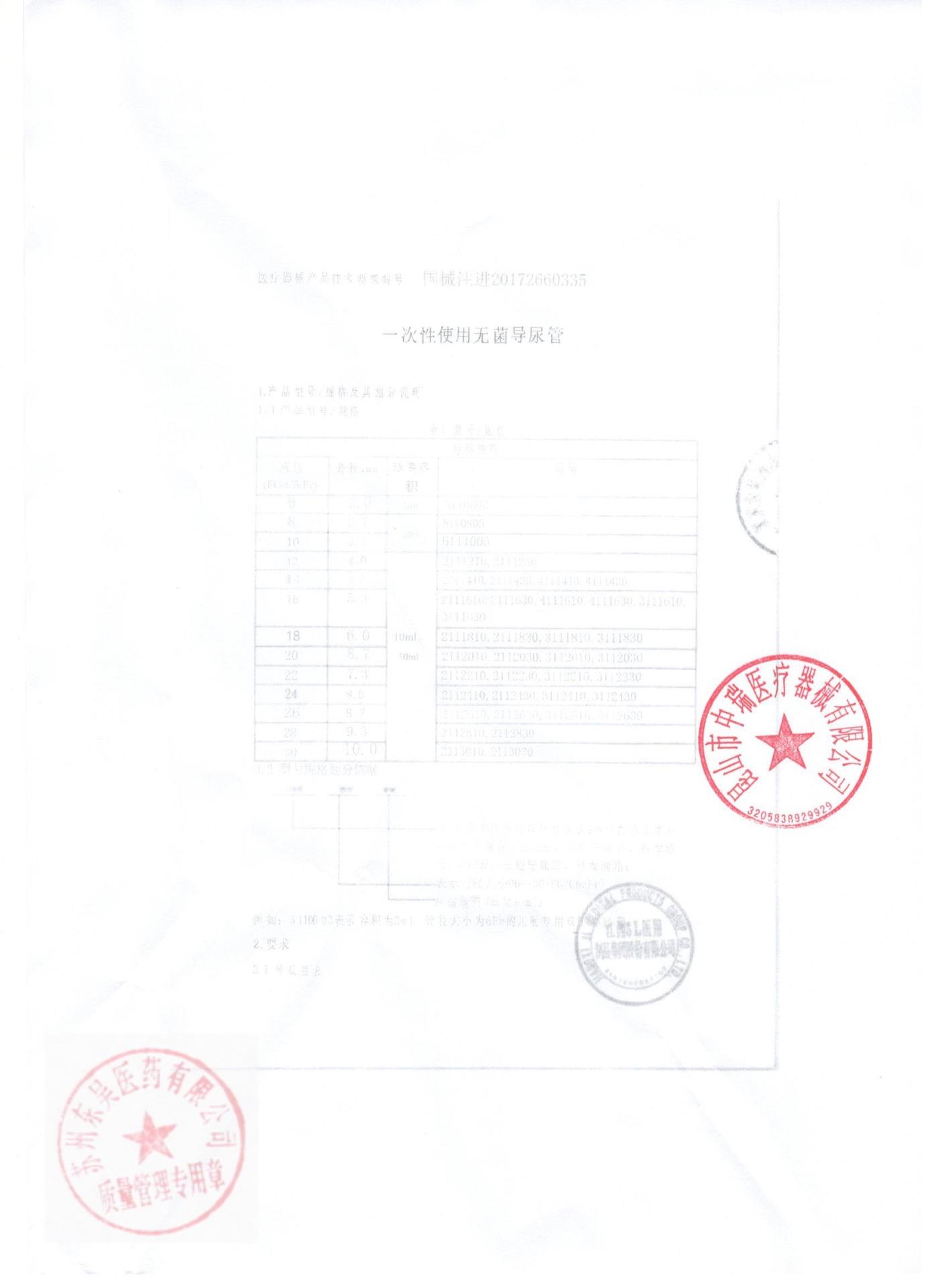 22-G-11K一次性使用无菌导尿管11