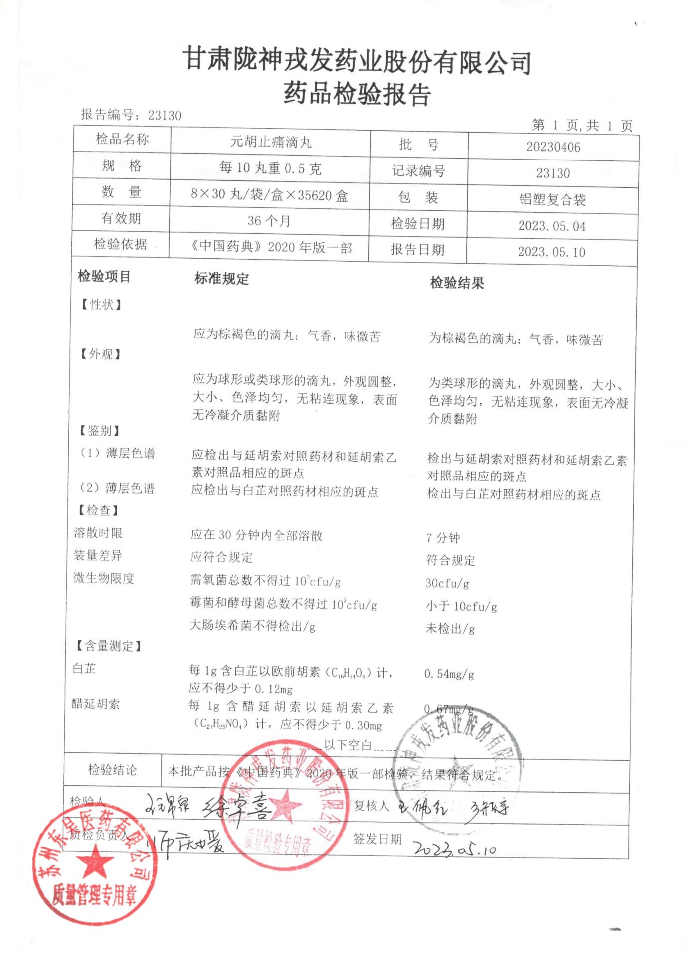 20230406元胡止痛滴丸