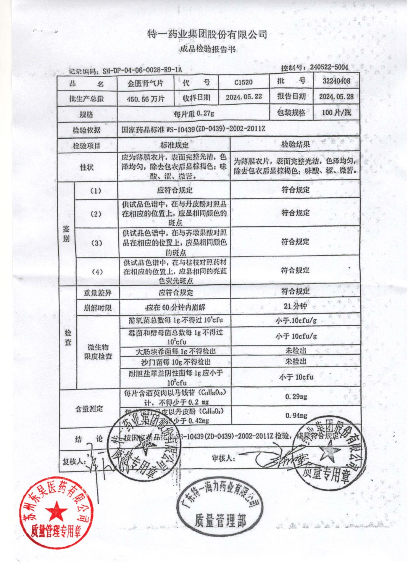 32240408金匮肾气丸