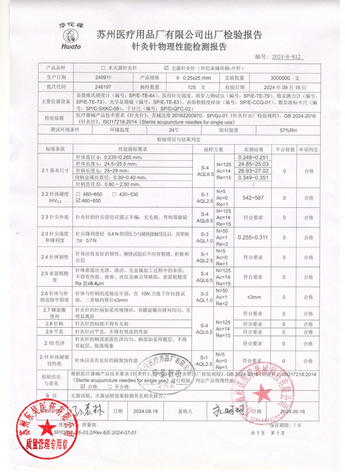 246197无菌针灸针