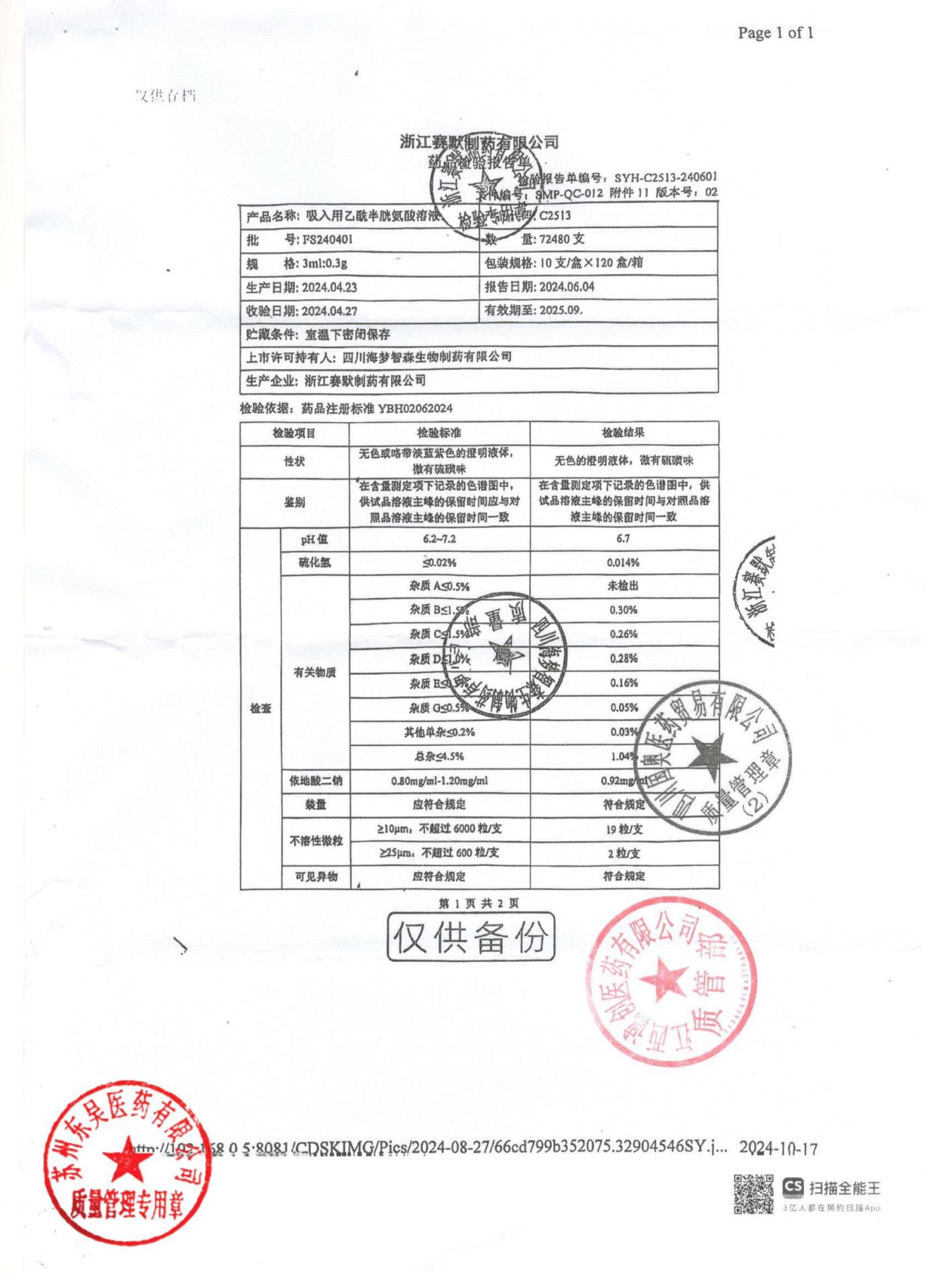 FS240401吸入用乙酰半胱氨酸溶液1