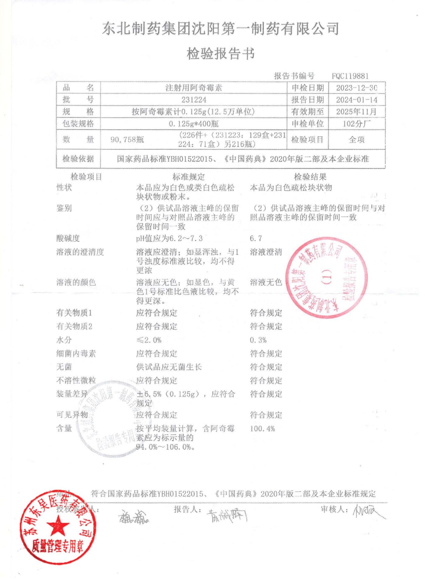 231224注射用阿奇霉素