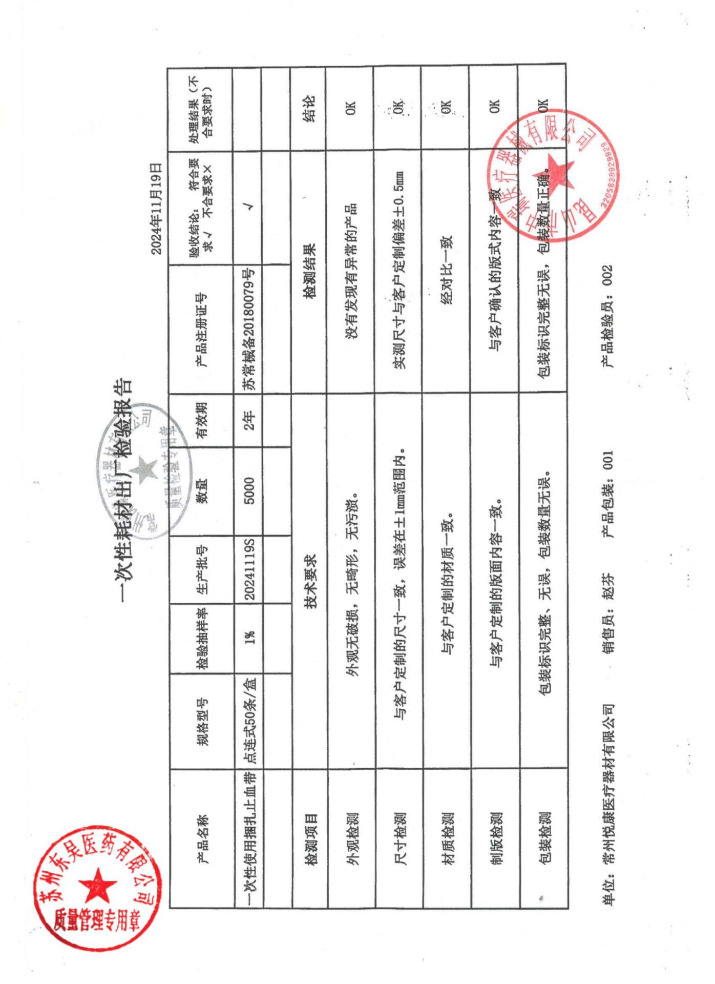 20241119S一次性使用捆扎止血带