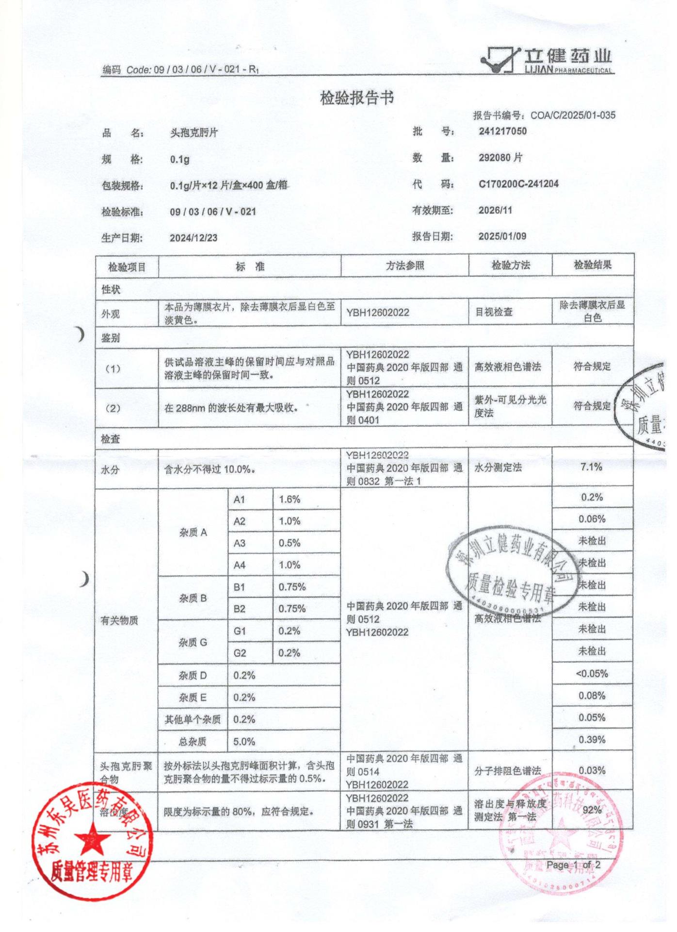 241217050头孢克肟片1