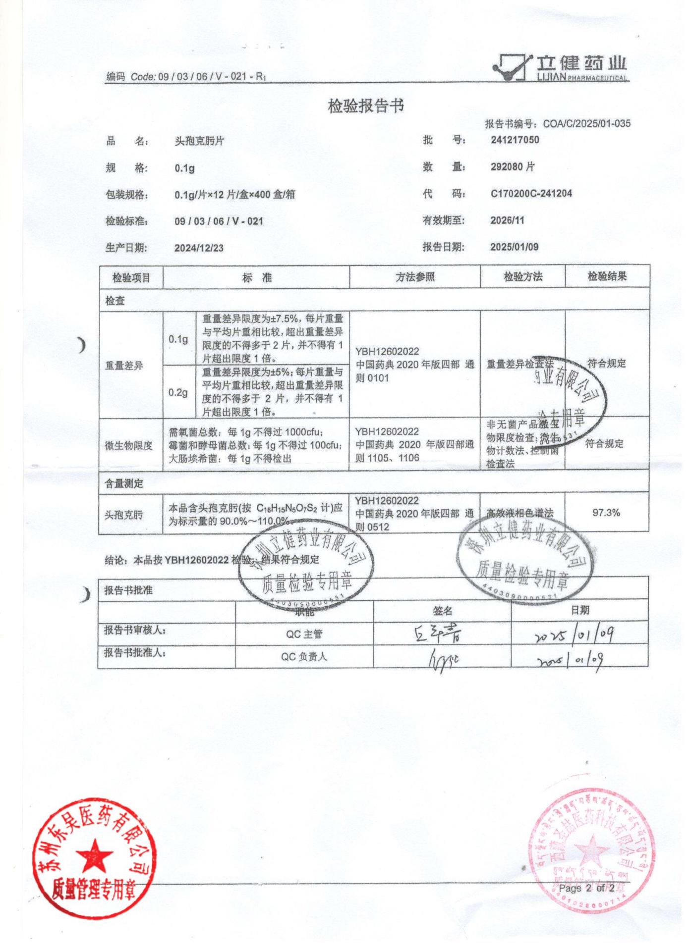 241217050头孢克肟片2