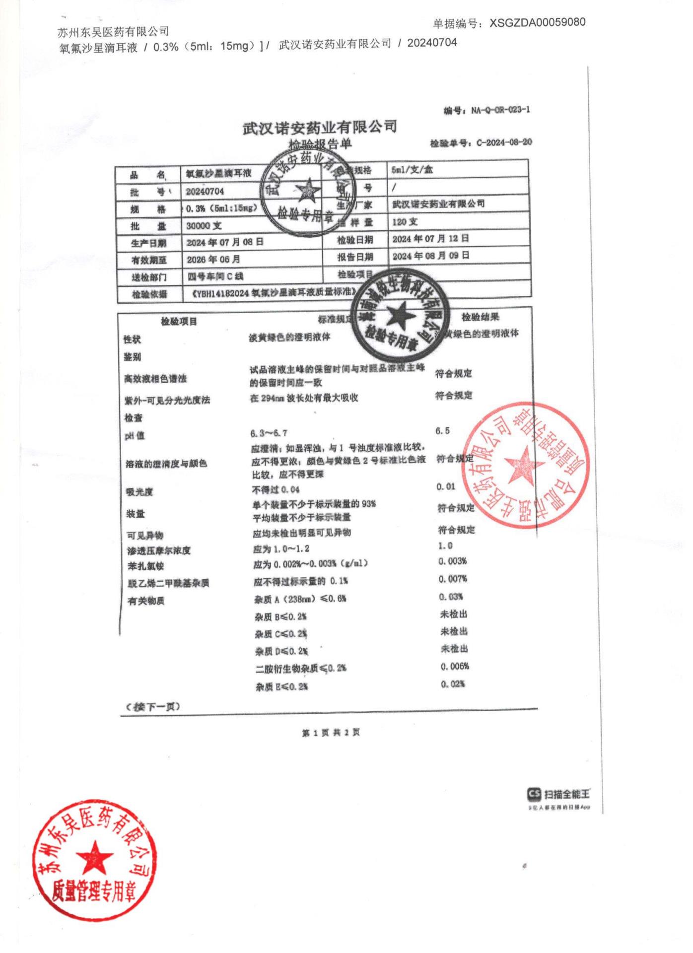 20240704氧氟沙星滴耳液1