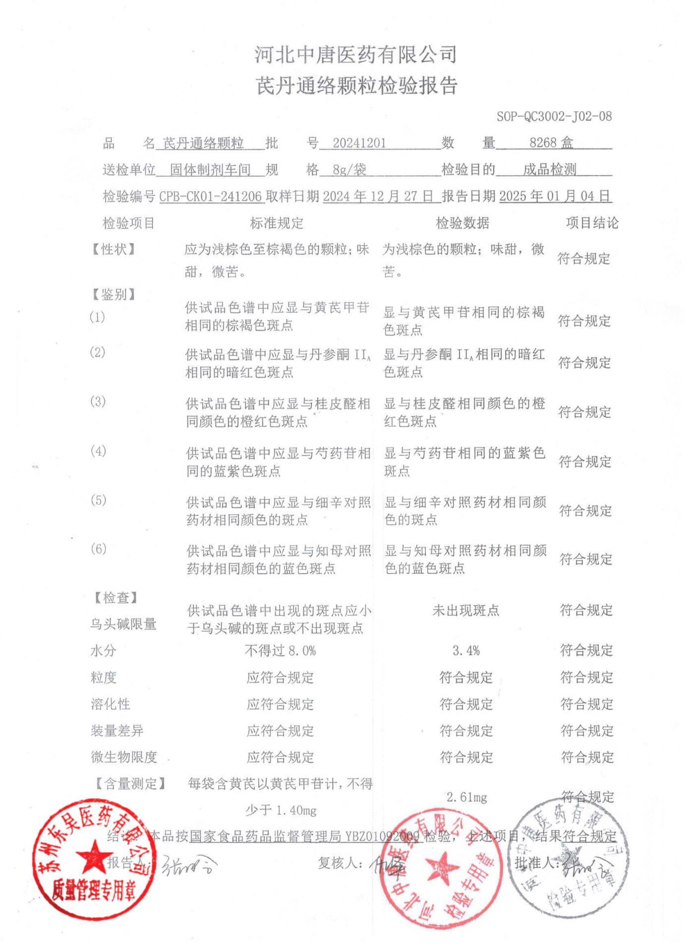 20241201芪丹通络颗粒