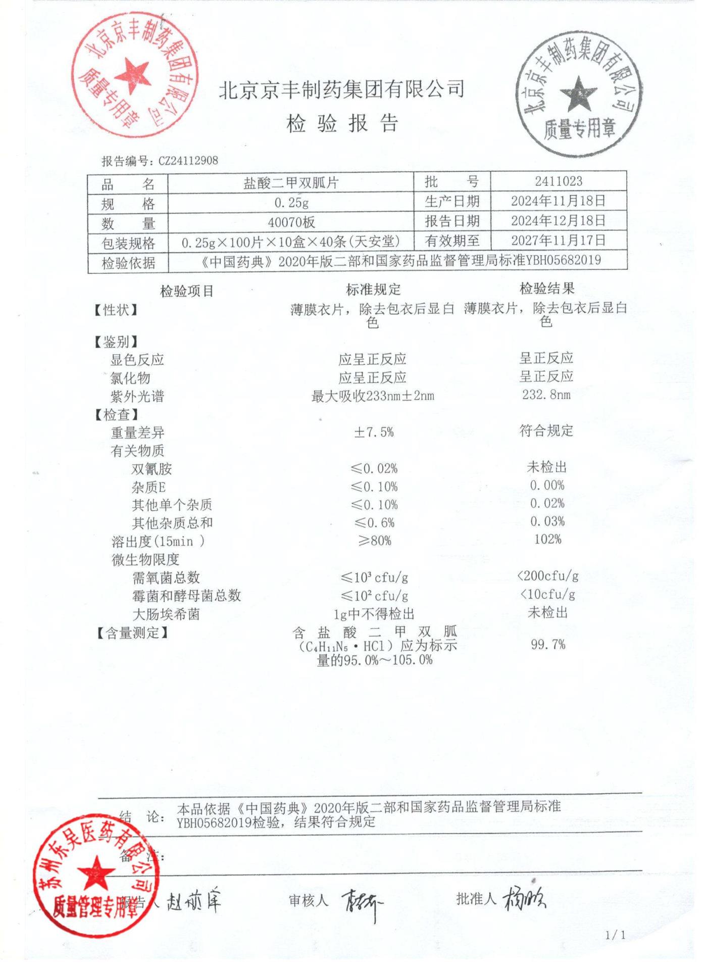 2411023盐酸二甲双胍片
