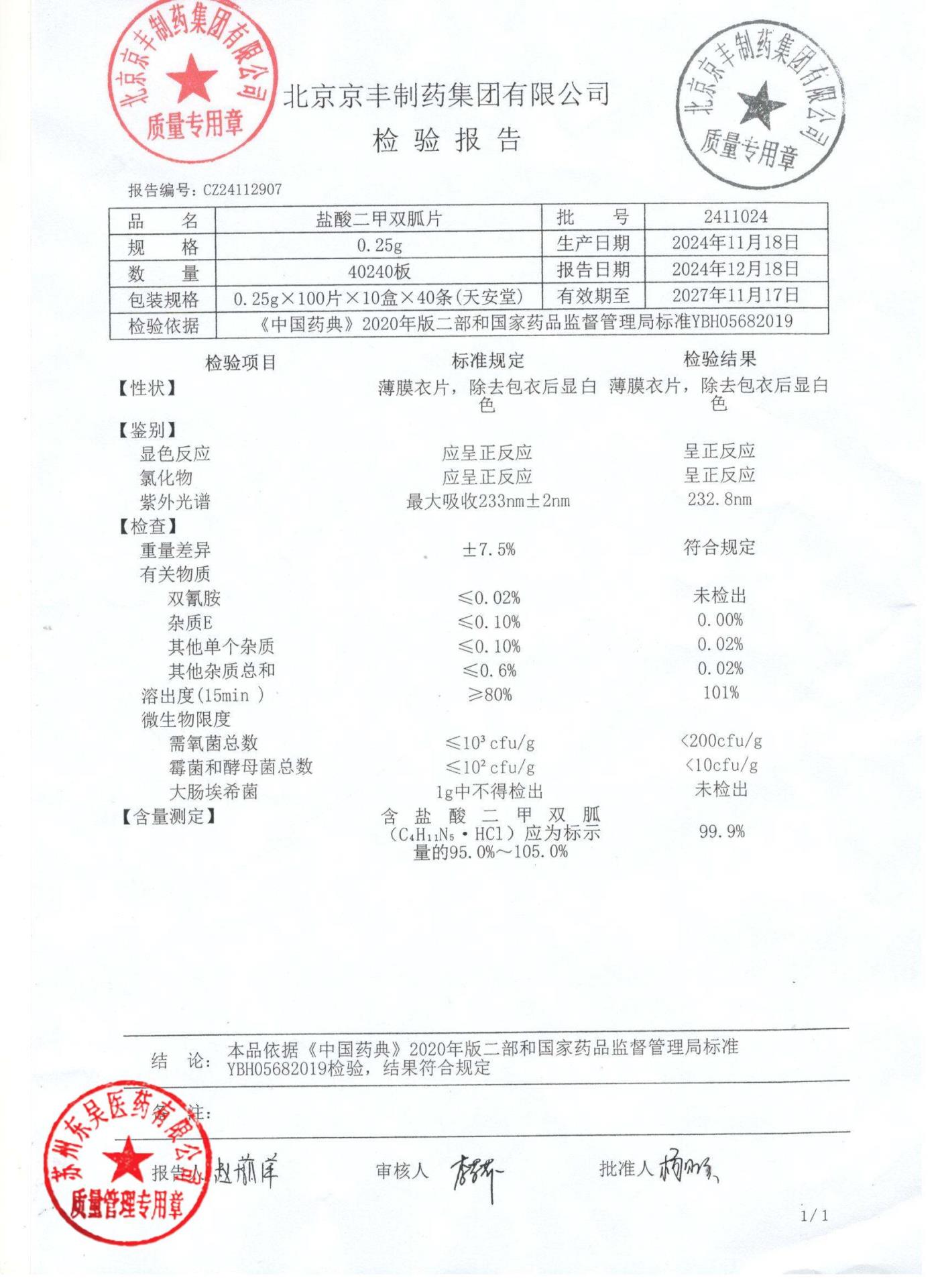 2411024盐酸二甲双胍片