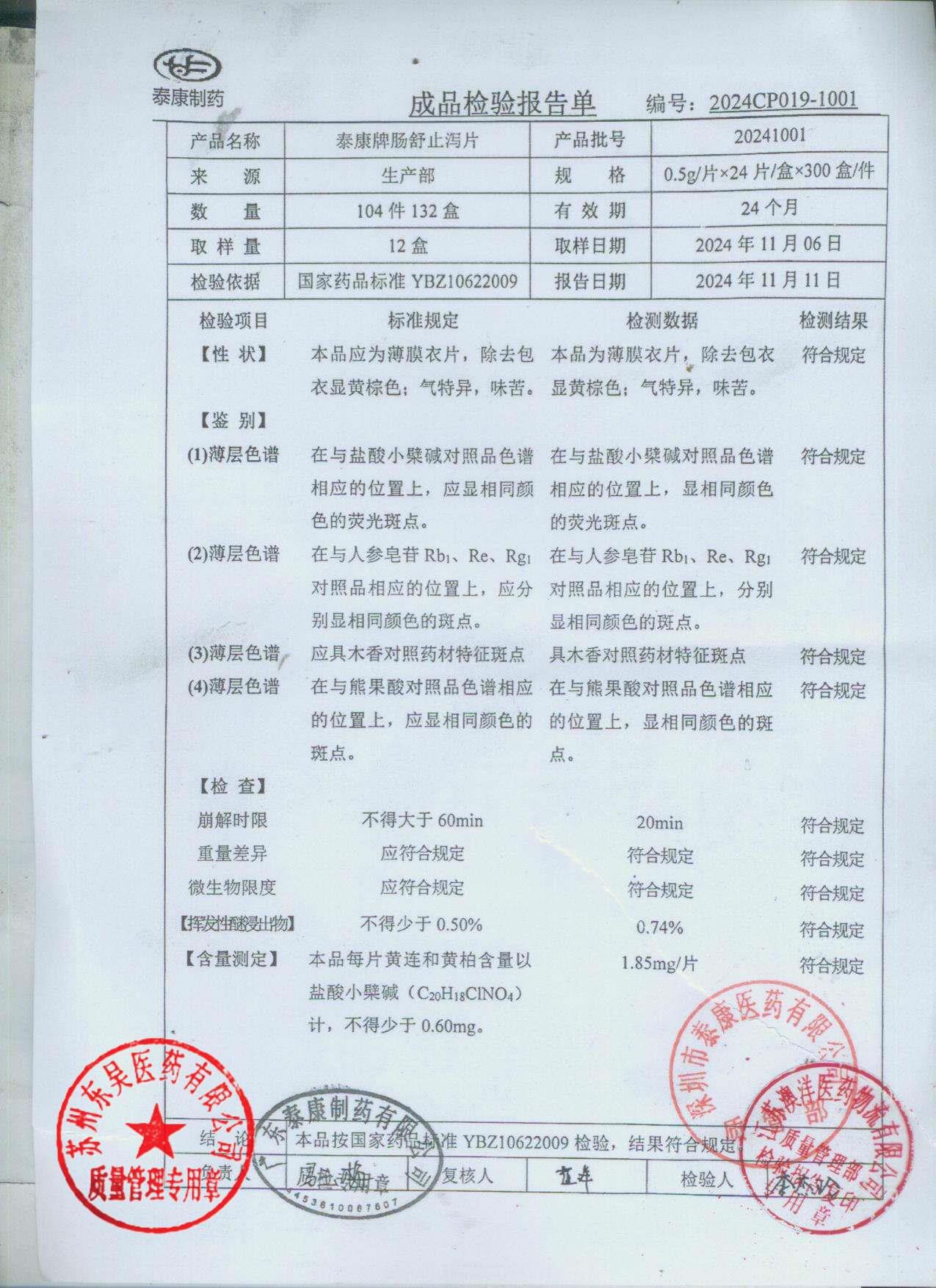 20241001肠舒止泻片