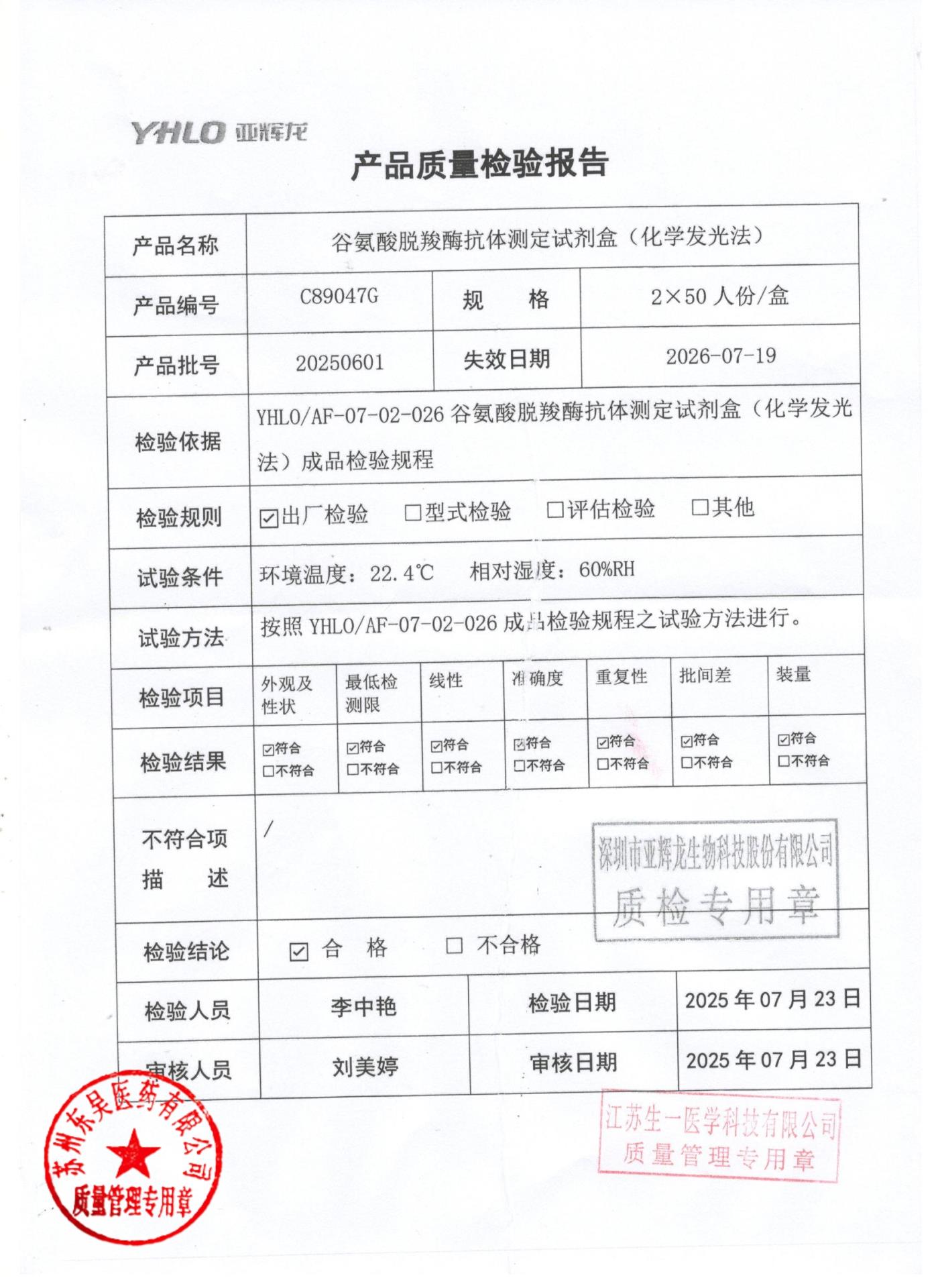 20250601谷氨酸脱羧酶抗体测定试剂盒