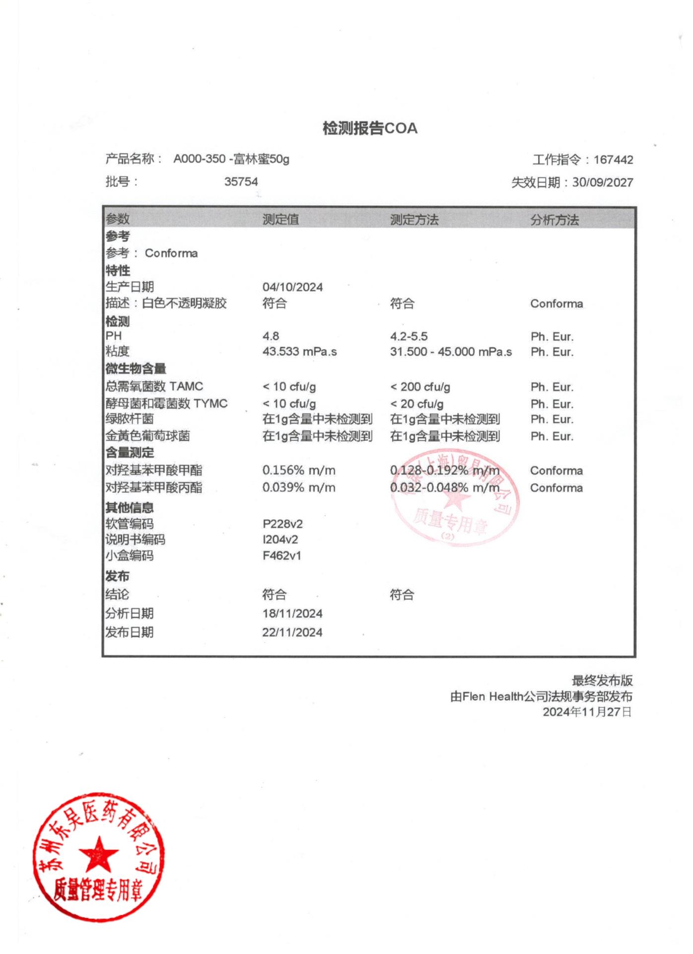 35754伤口凝胶敷料1