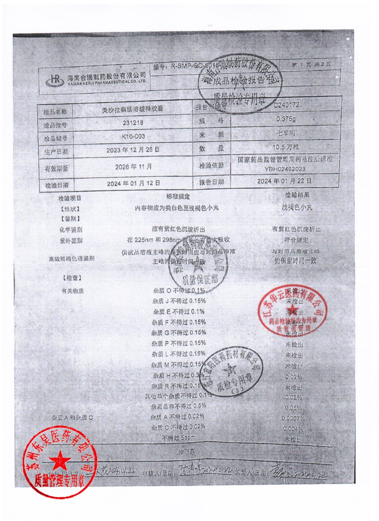 231218美沙拉嗪肠溶缓释胶囊1