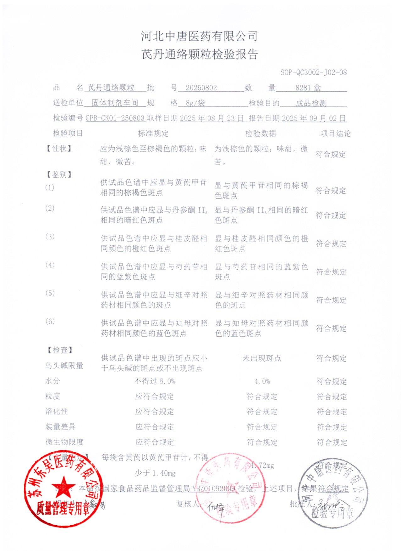 20250802芪丹通络颗粒