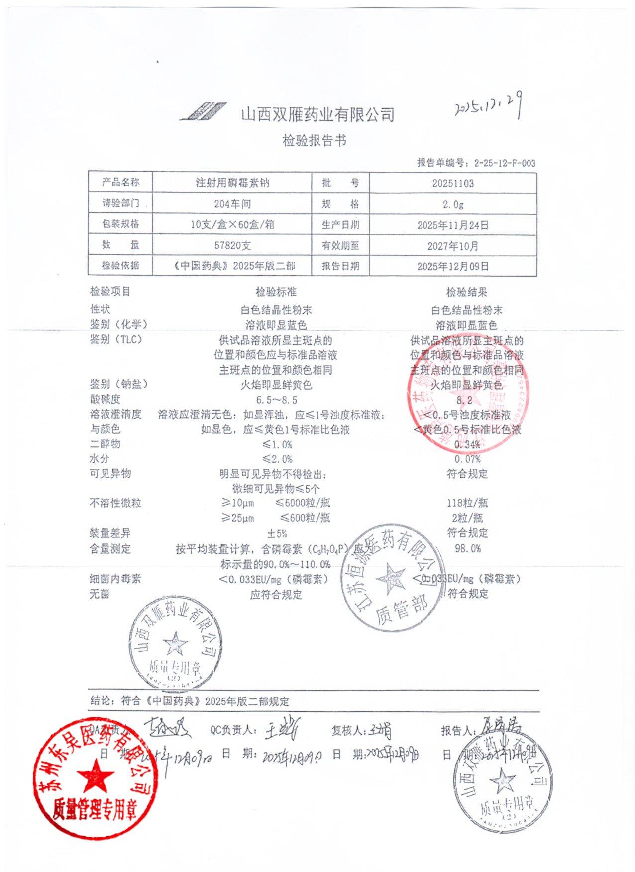 20251103注射用磷霉素钠