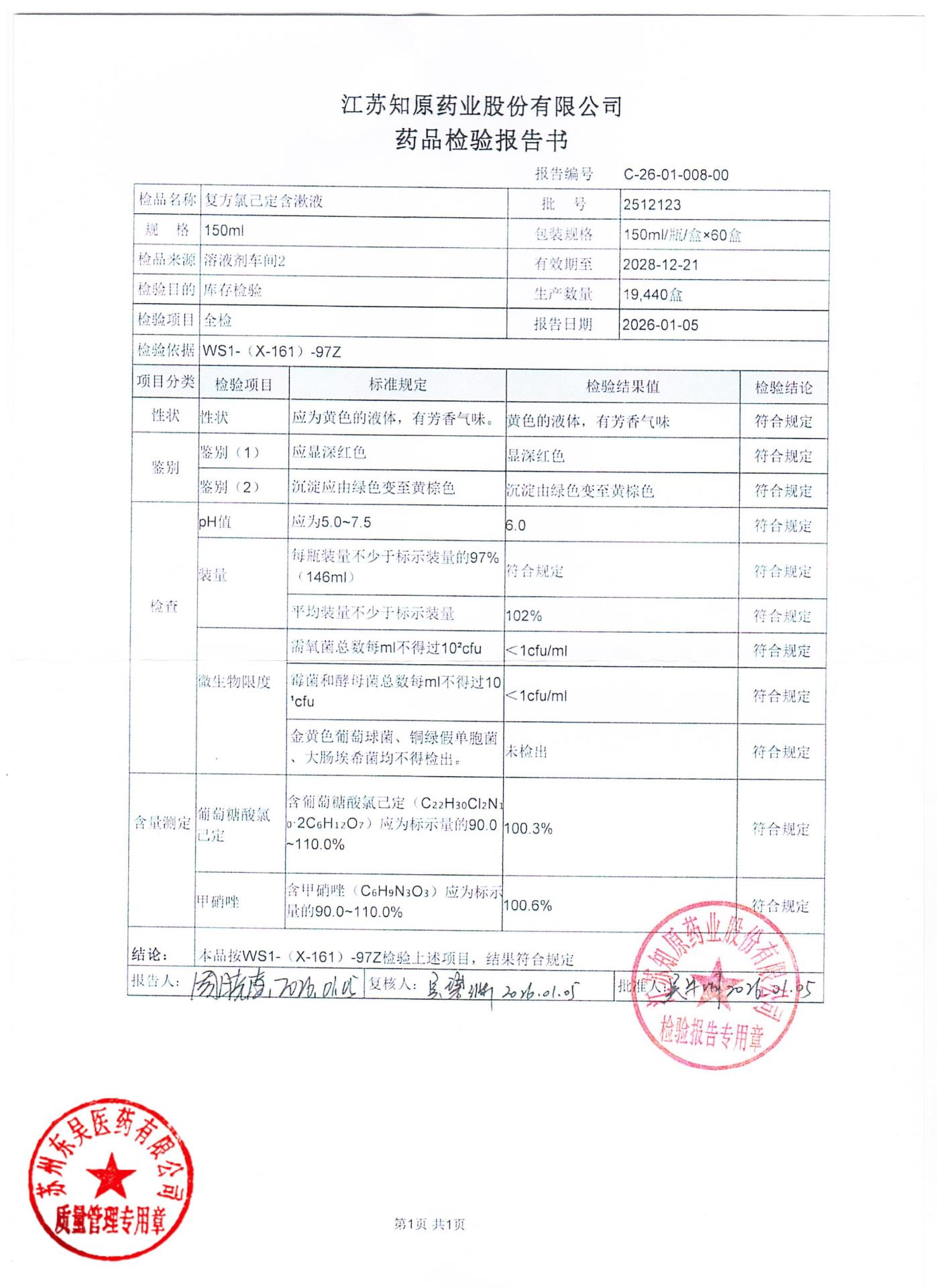 2512123复方氯己定含漱液